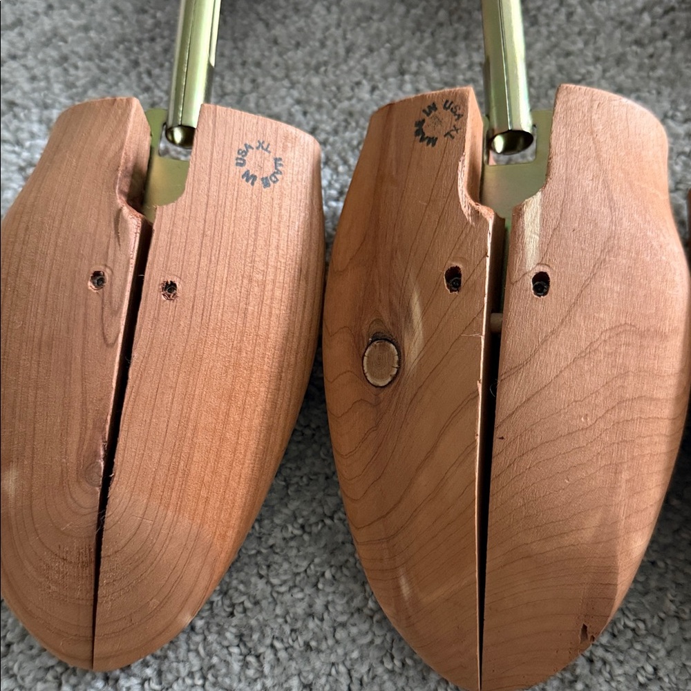 2 Pairs Men’s  Wooden Shoe Tree - Picture 5 of 9